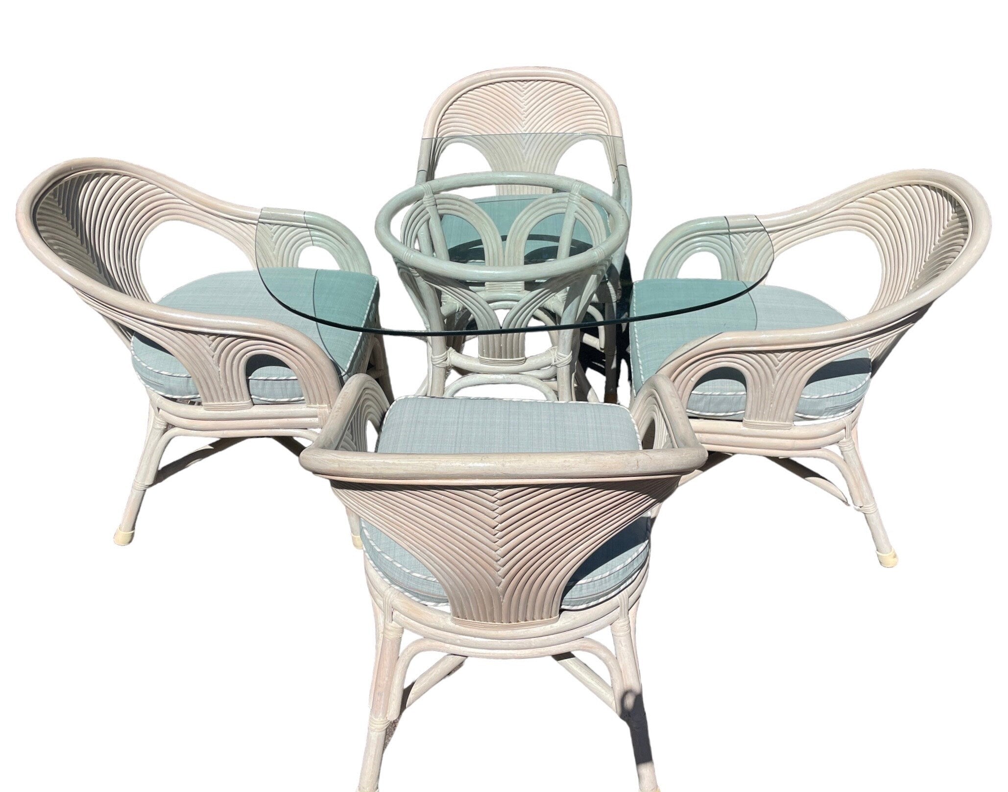 Gabriella Crespi Style — Rattan Dining Set