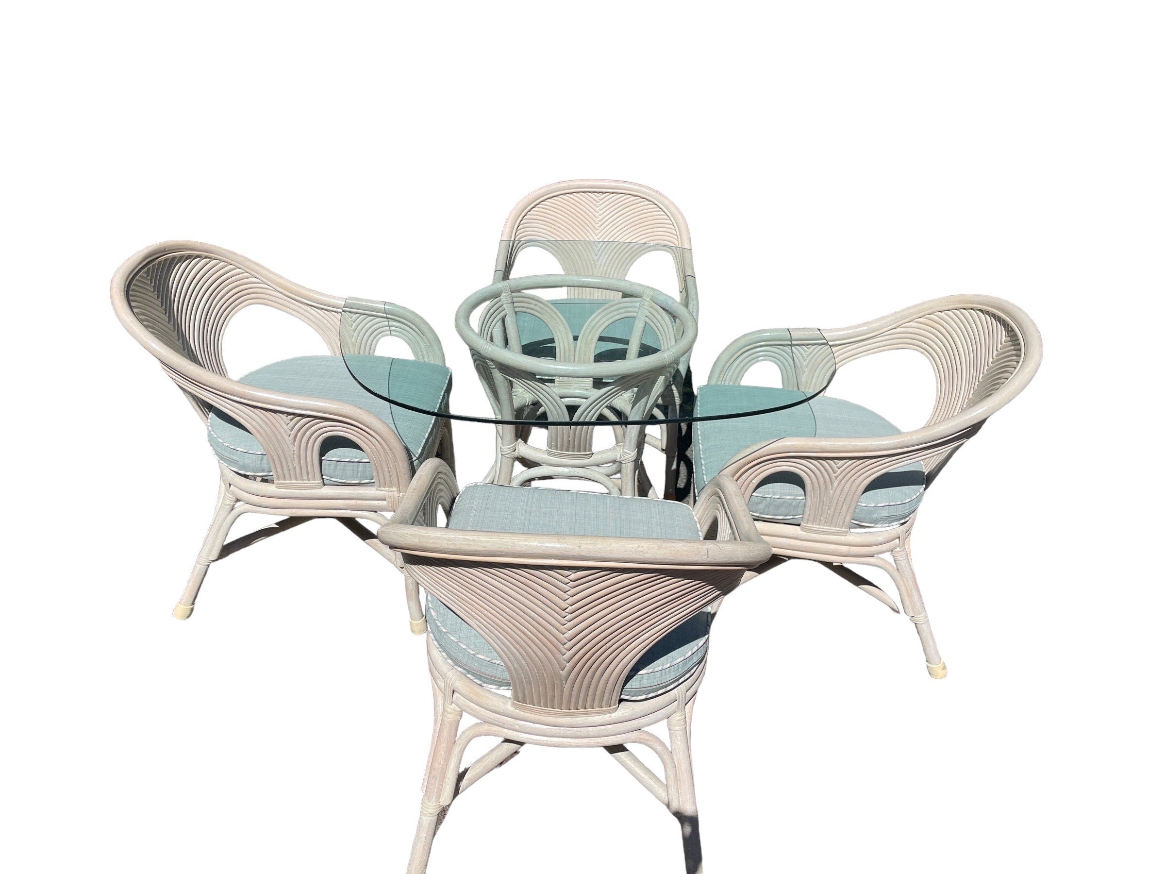 Gabriella Crespi Style — Rattan Dining Set