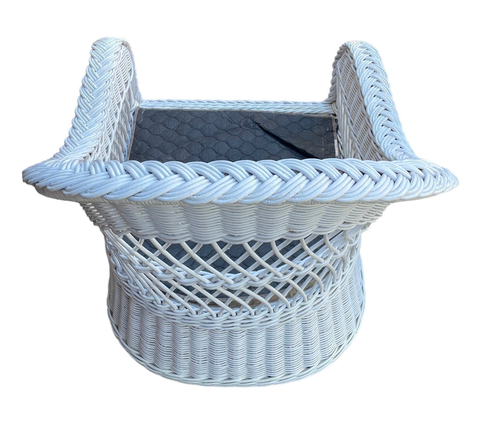 Henry Link — Wicker Armchairs, Pair