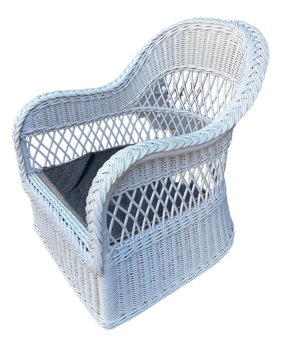 Henry Link — Wicker Armchairs, Pair