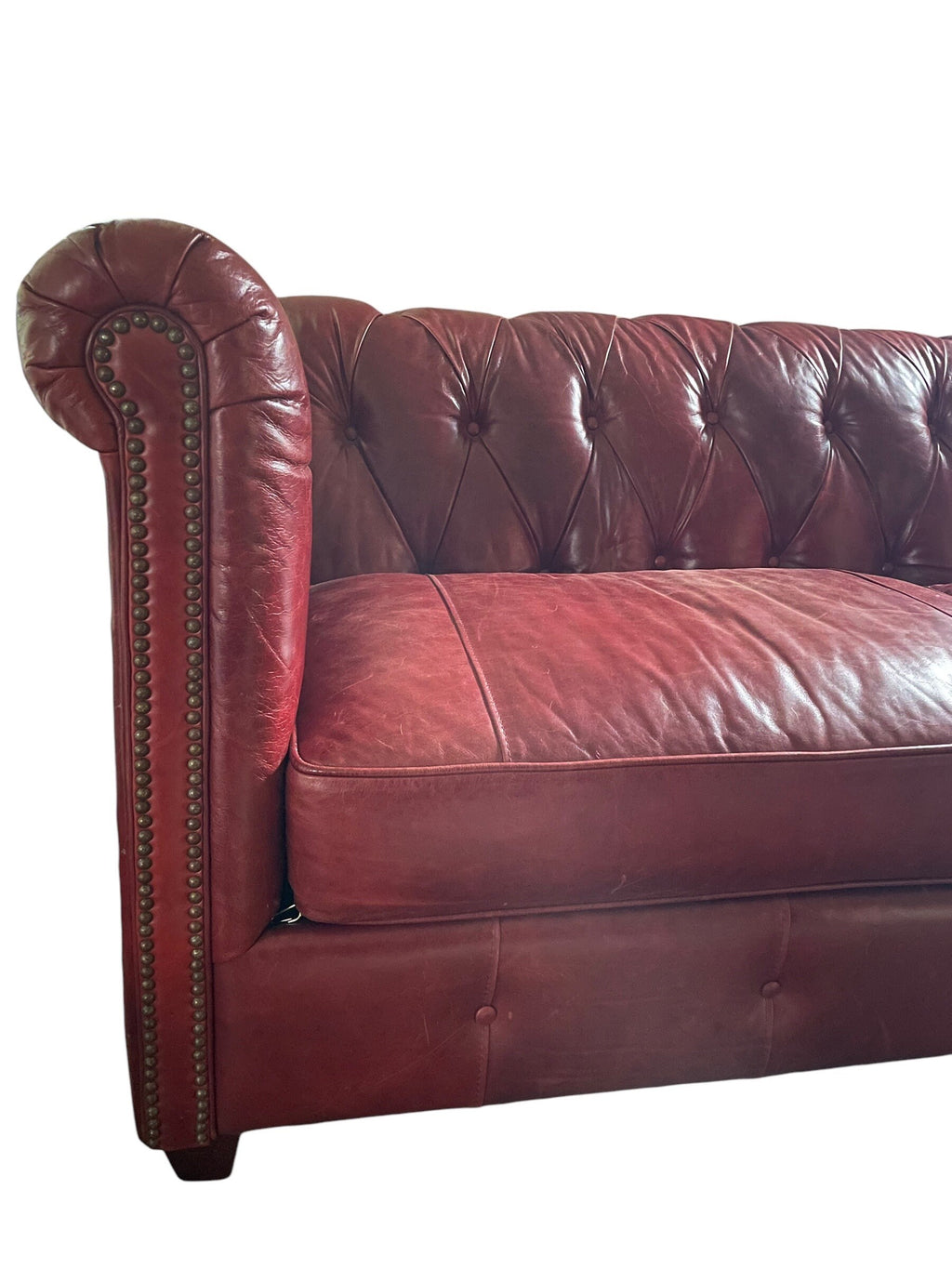 Klaussner — Chesterfield Leather Sofa