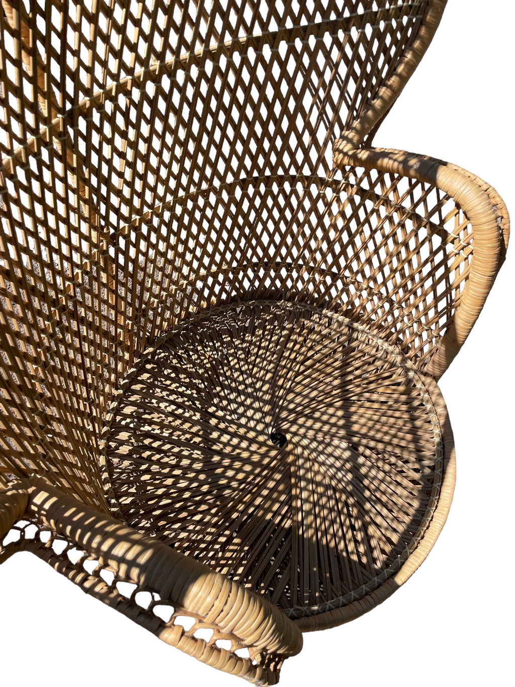 Peacock Chair — Rattan