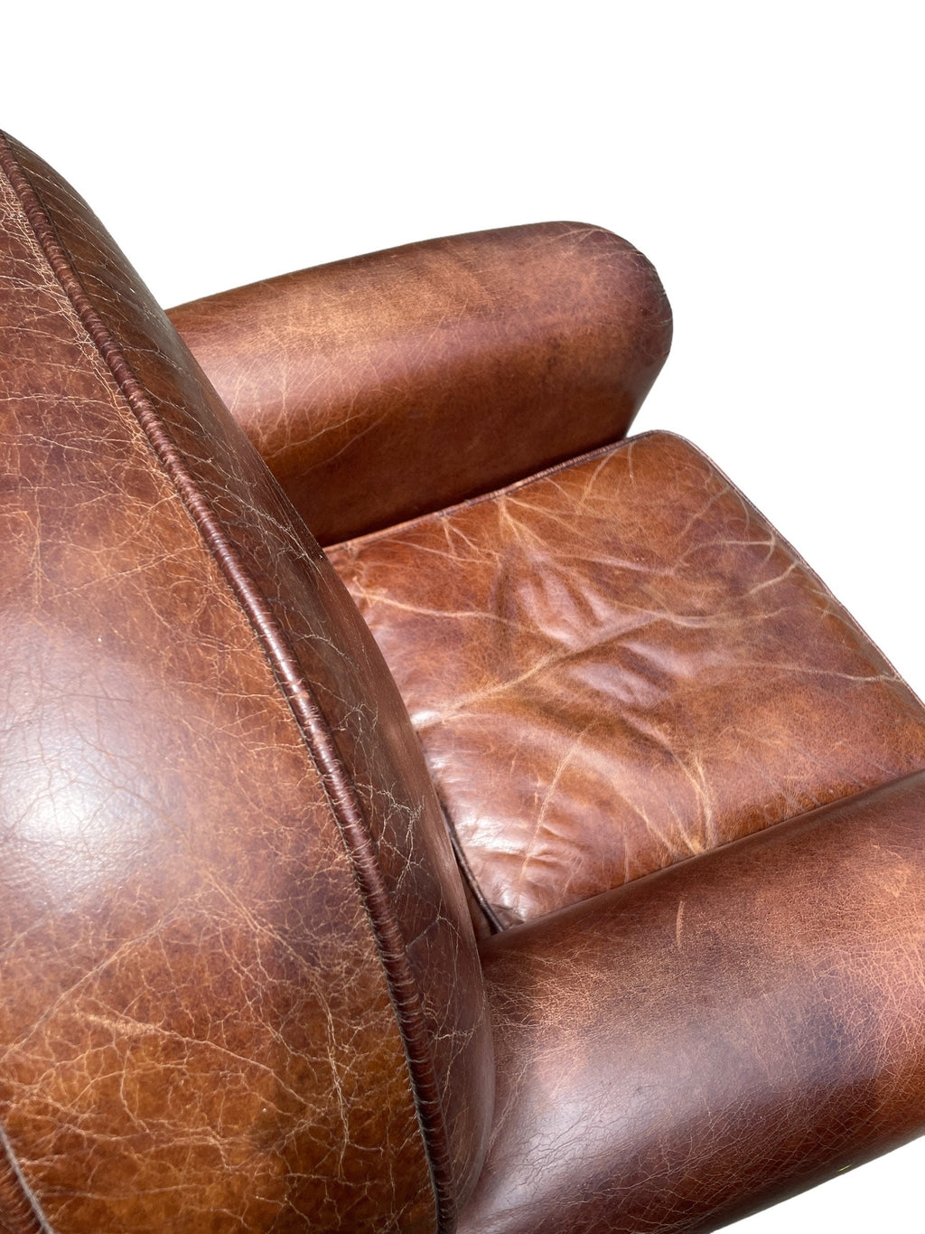 Restoration Hardware Style — Leather Armchair