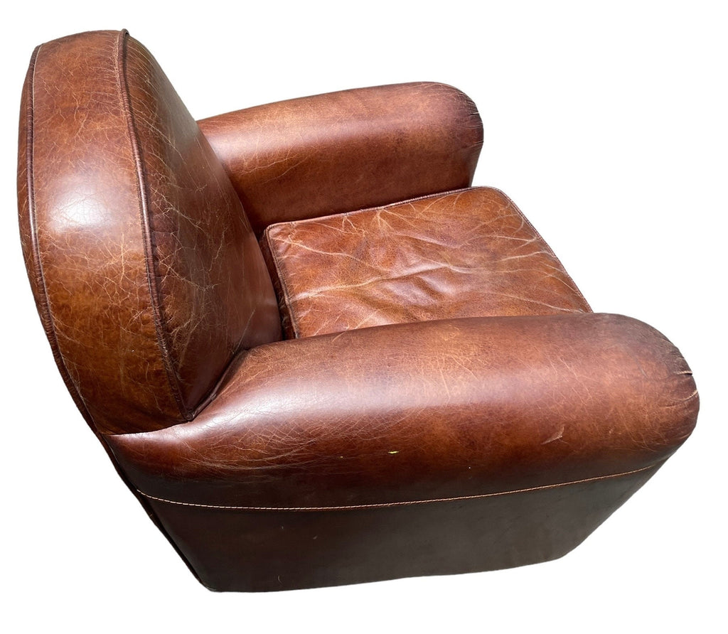 Restoration Hardware Style — Leather Armchair