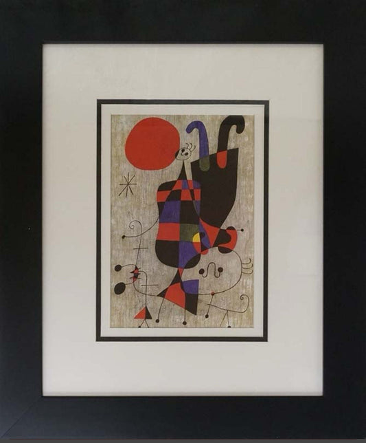 Joan Miro Lithograph from 1964 Limited Edition Artwork Gift for Wedding Heirloom Gift for Housewarming or Iconic Birthday Gift