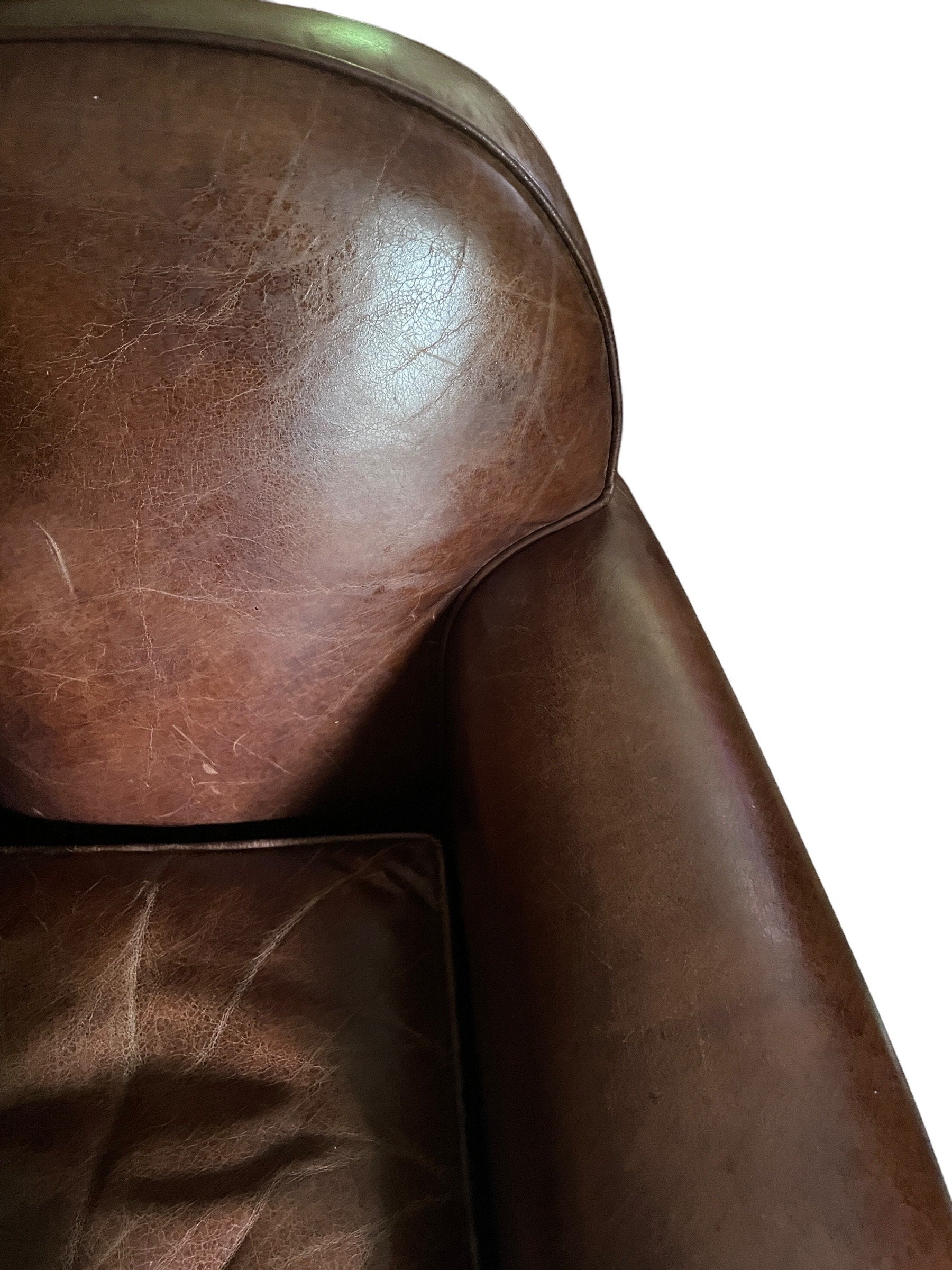 Restoration Hardware Style — Leather Armchair