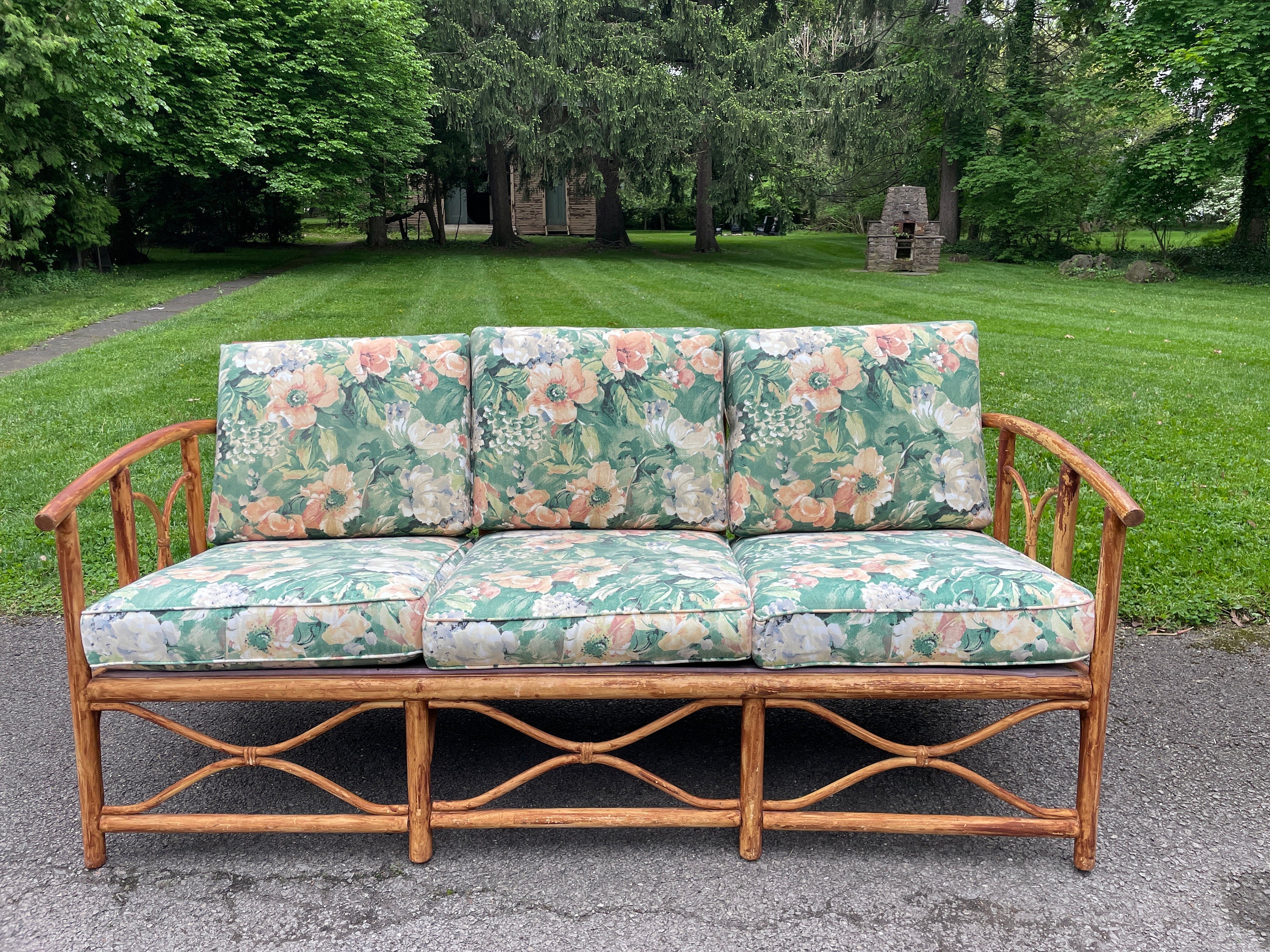 Ficks Reed Style — Rattan Sofa