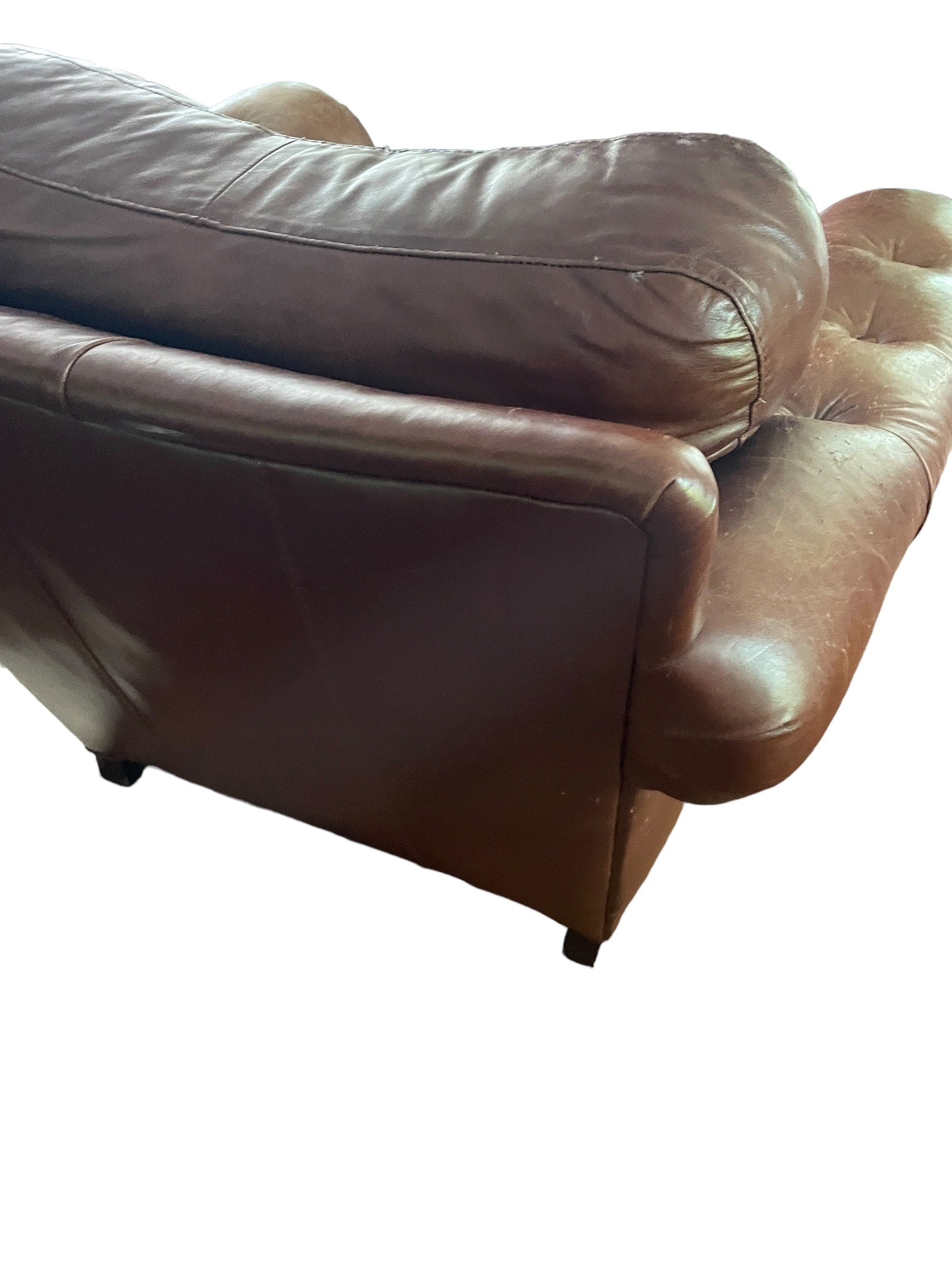 Bradington Young — Leather Chair and Ottoman