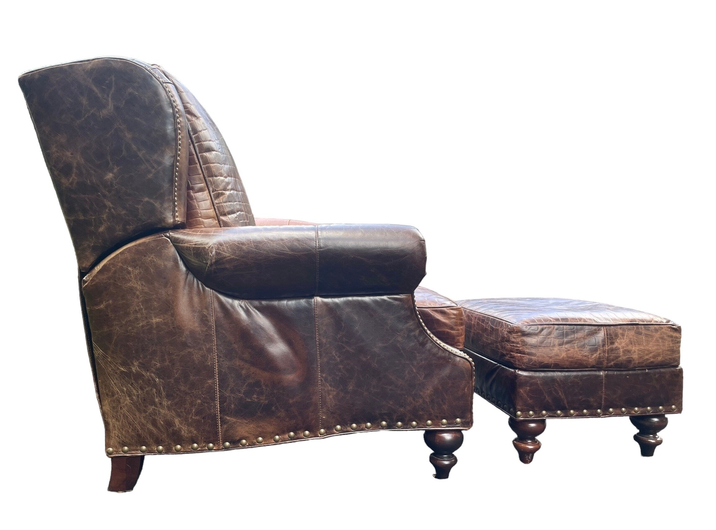 Bradington Young — Recliner with Ottoman
