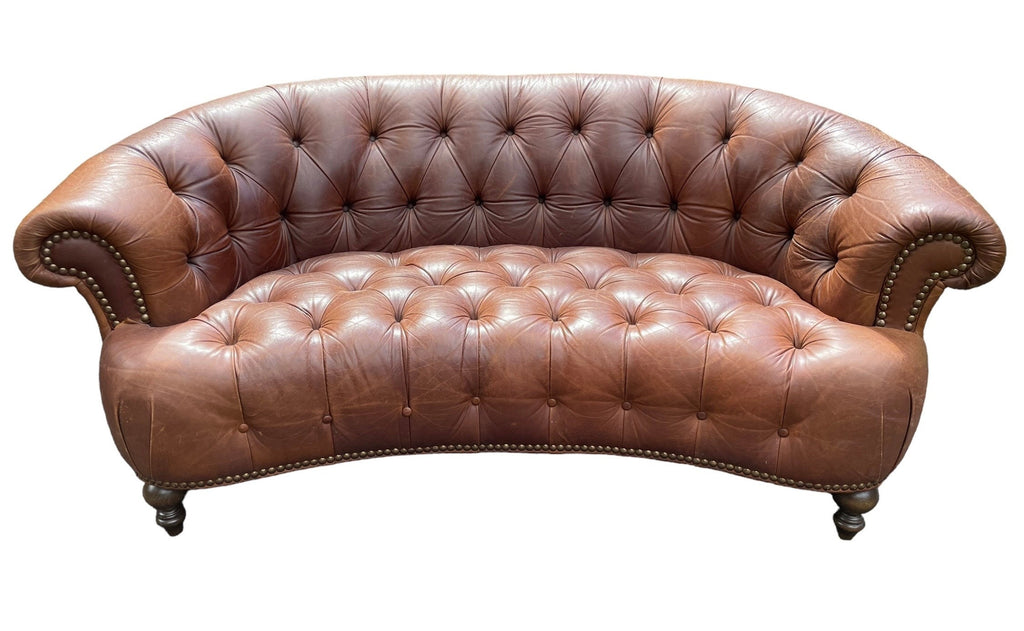Italian — Tufted Leather Sofa
