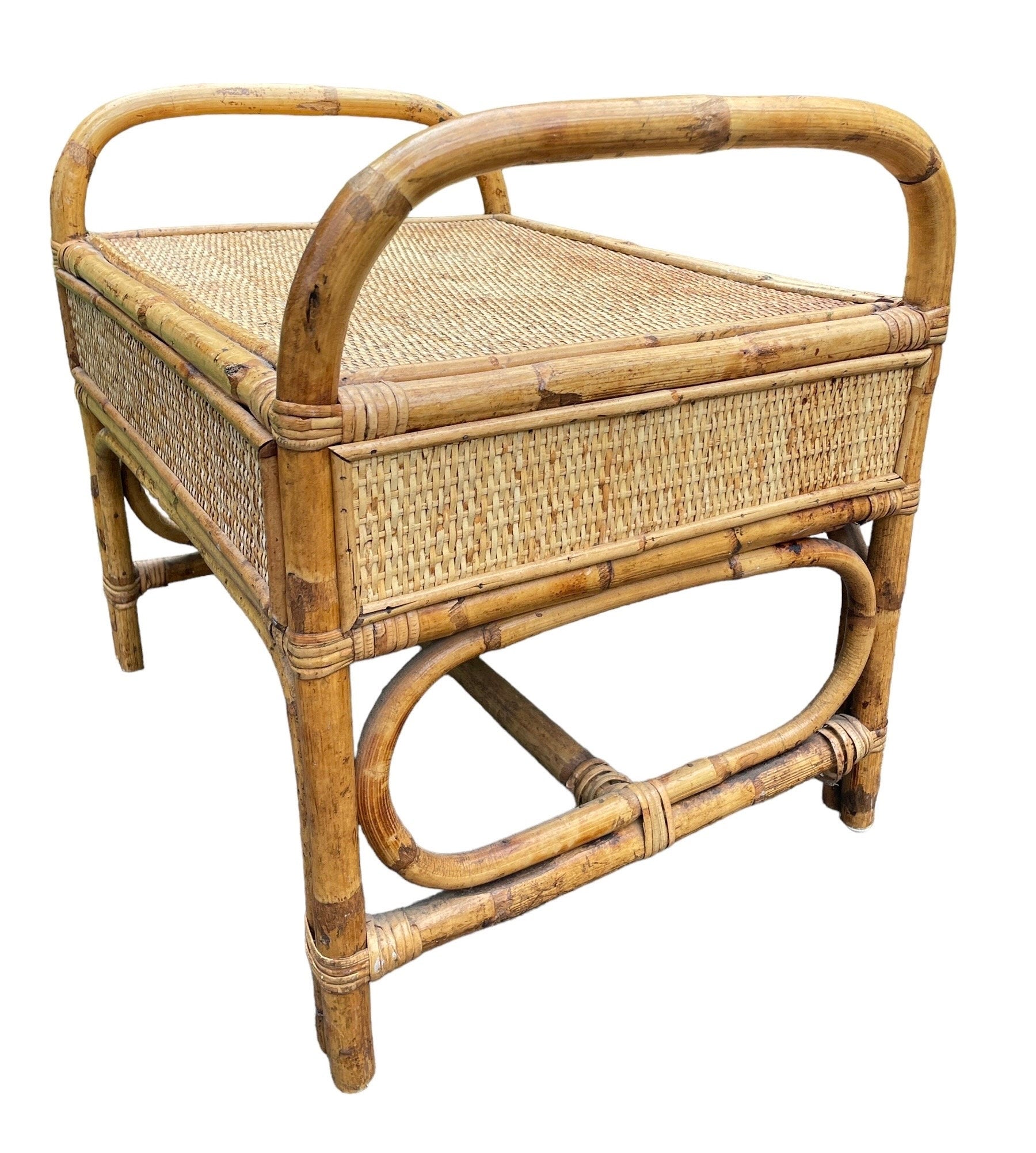 Rattan — Ottoman Table
