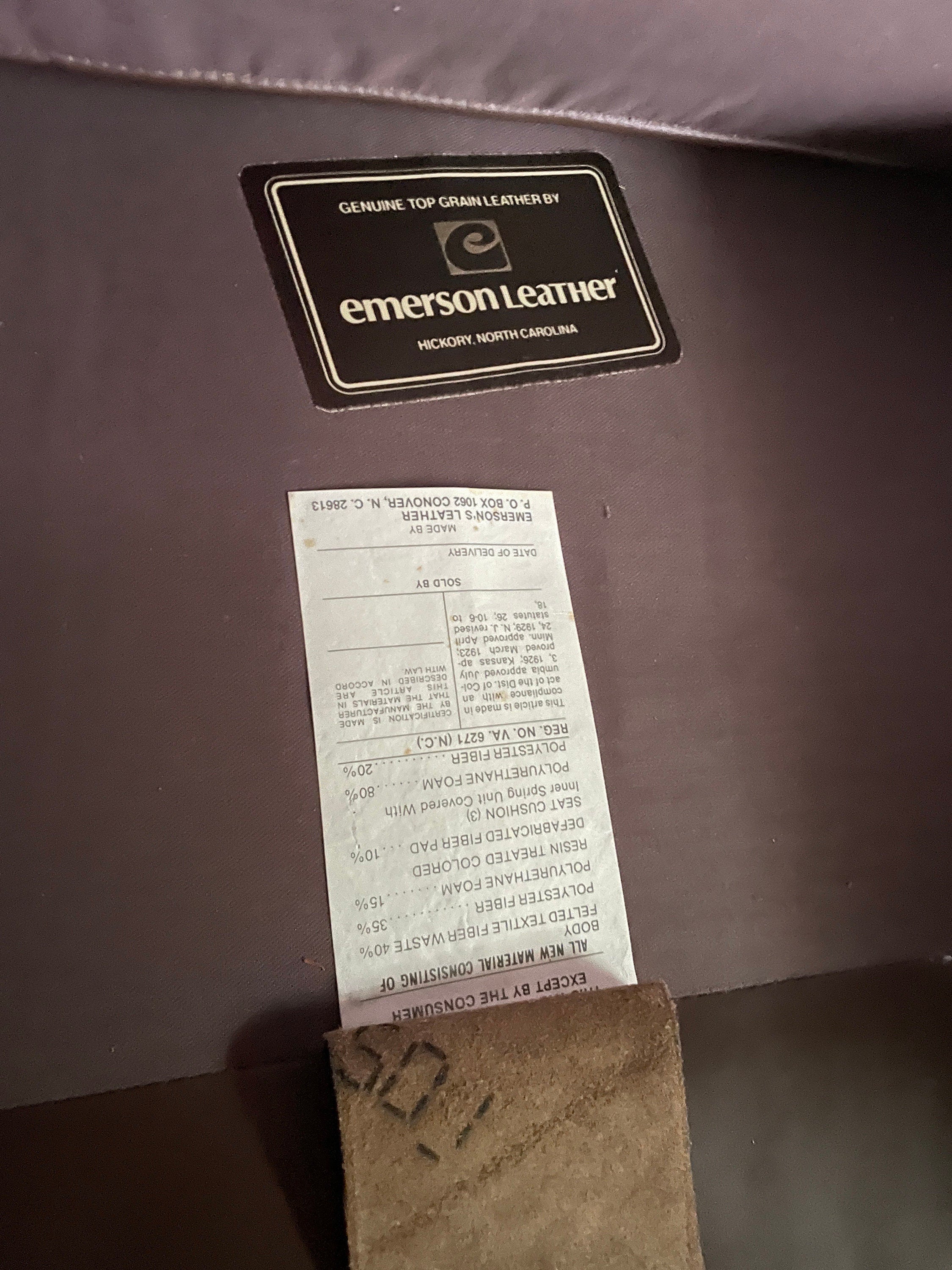 Brown Leather Couch Emerson Leather Luxury 3 Seater Sofa Vintage Like New Vintage Sofa in style of Ralph Lauren Leather Couch