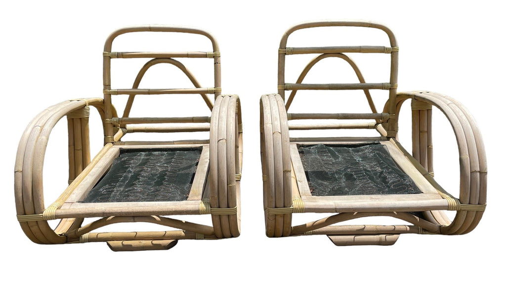 Paul Frankl Style — Pretzel Armchairs, Pair