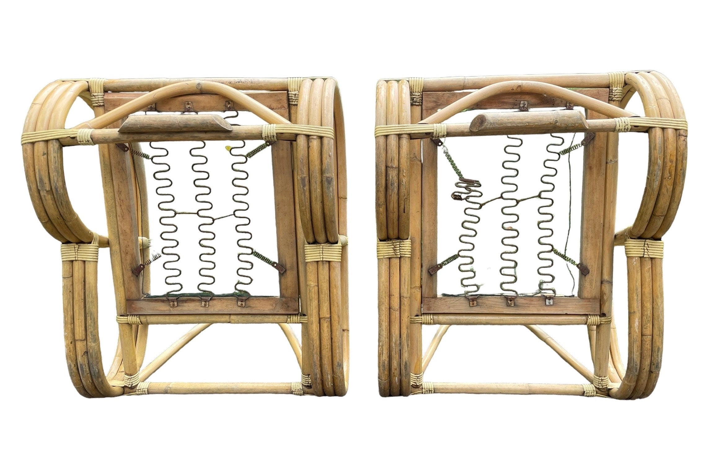 Paul Frankl Style — Pretzel Armchairs, Pair