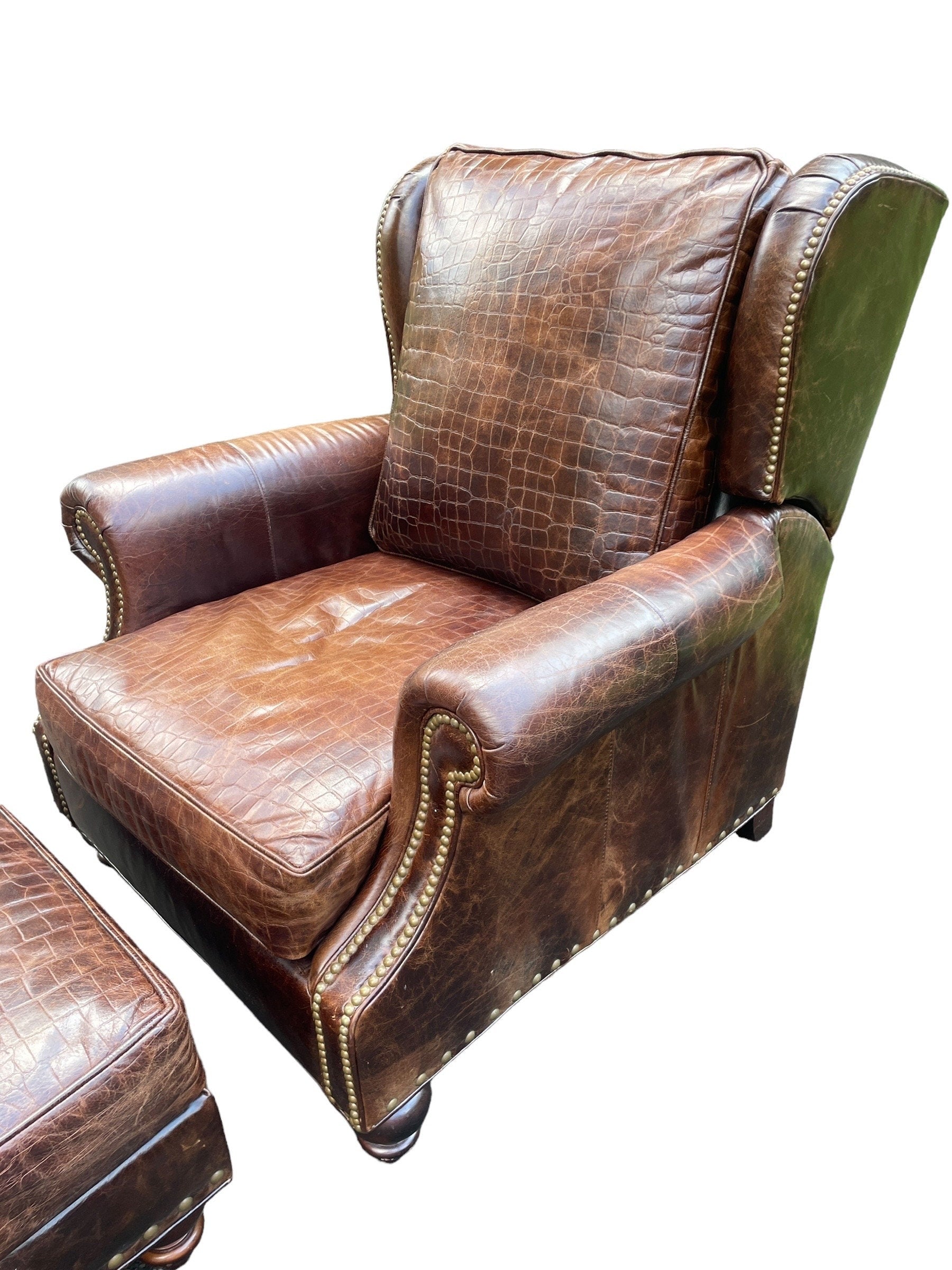 Bradington Young — Recliner with Ottoman