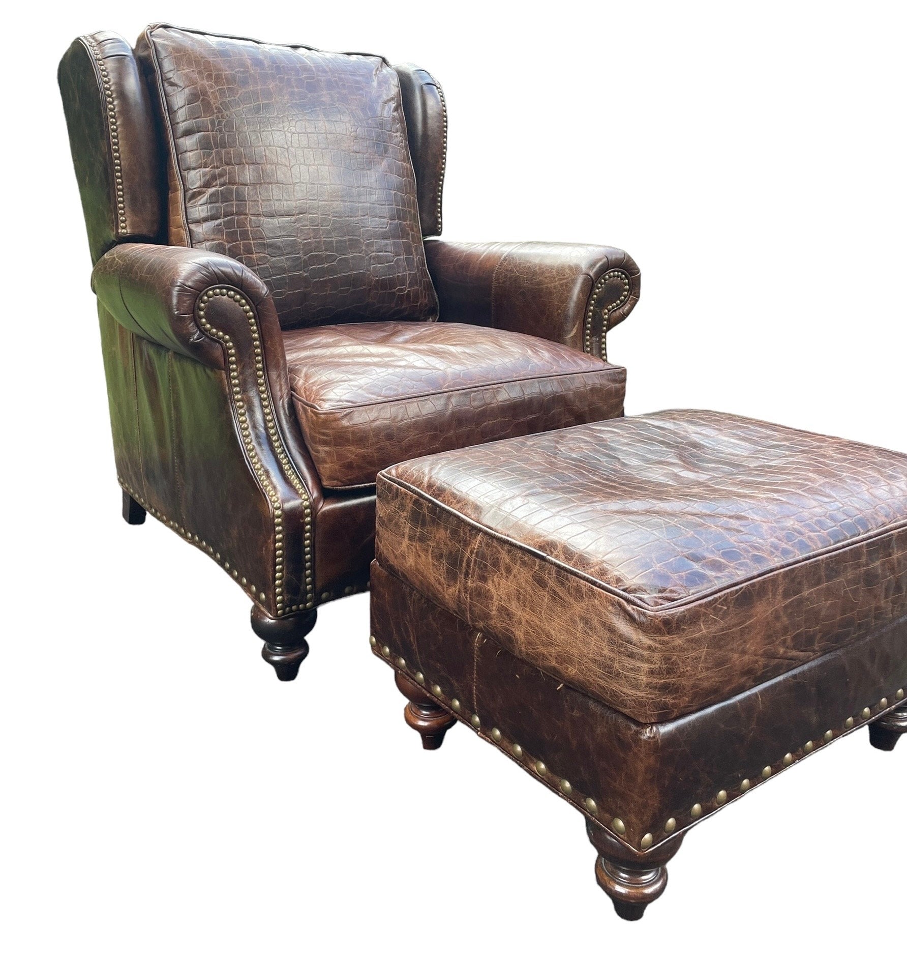 Bradington Young — Recliner with Ottoman