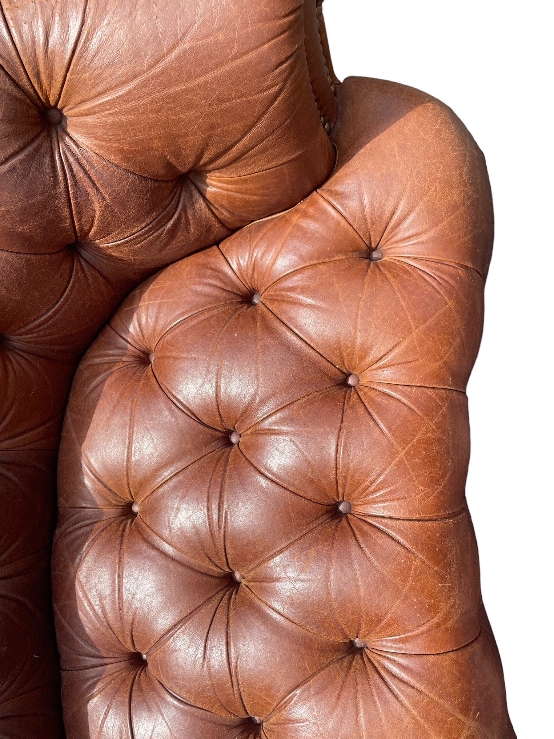 Italian — Tufted Leather Sofa