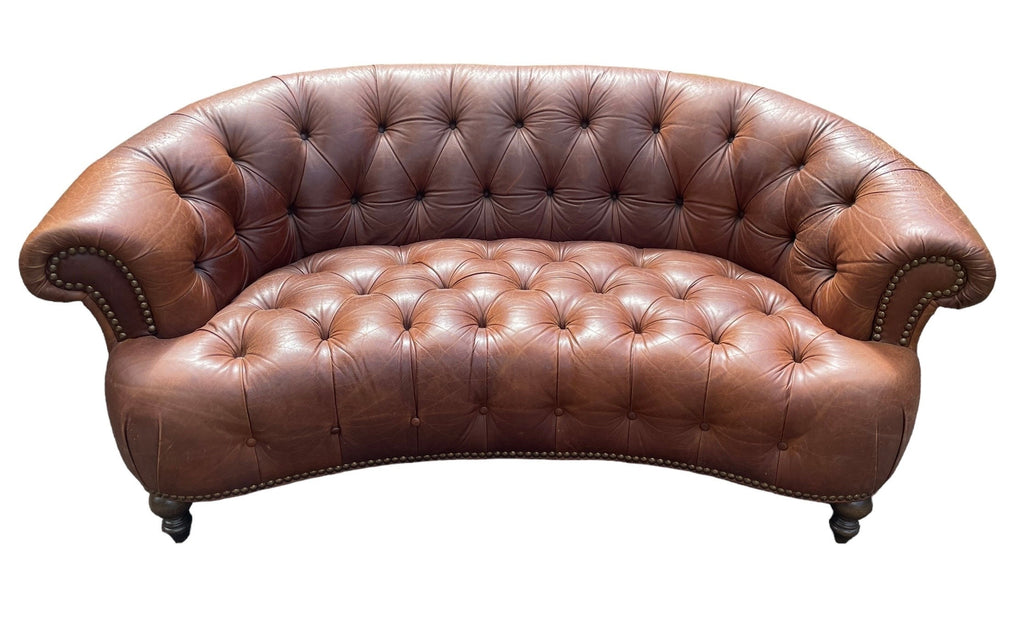 Italian — Tufted Leather Sofa