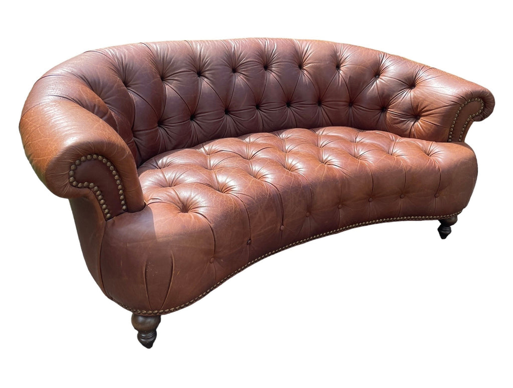 Italian — Tufted Leather Sofa