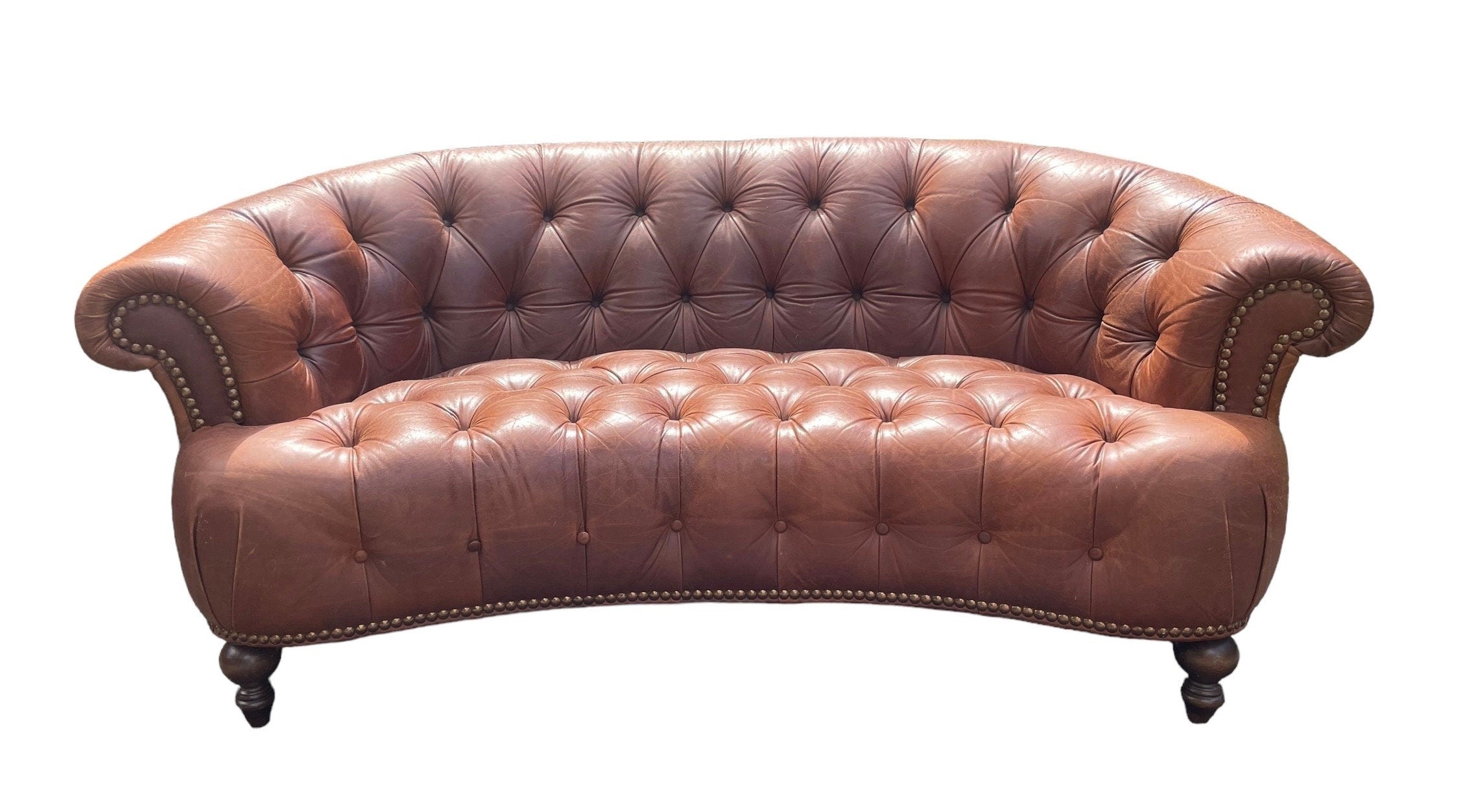 Italian — Tufted Leather Sofa