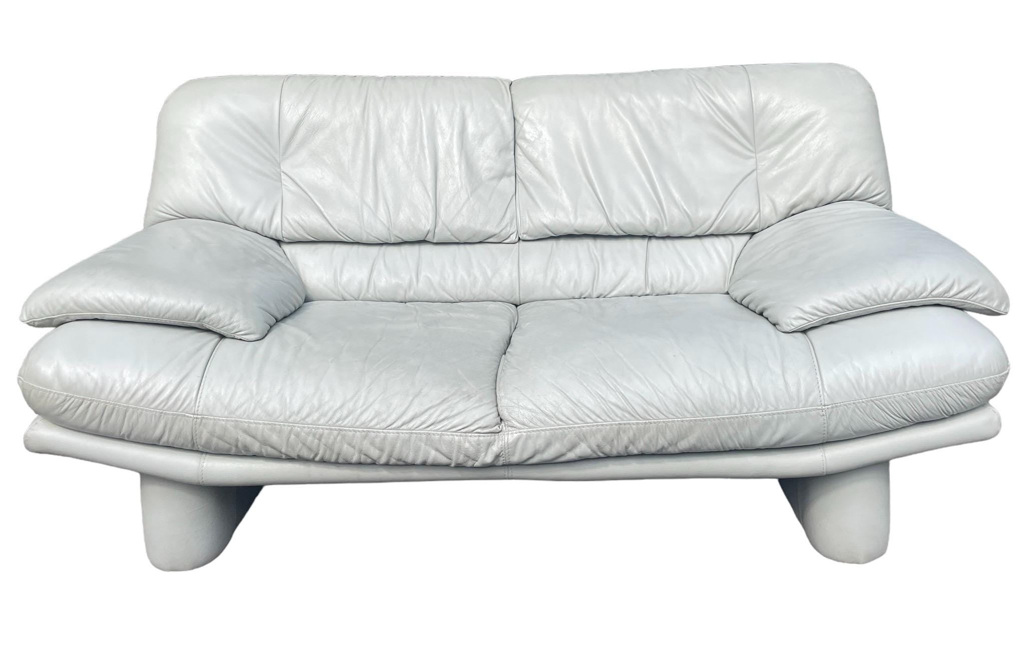 Nicoletti Salotti Style — Leather Sofa