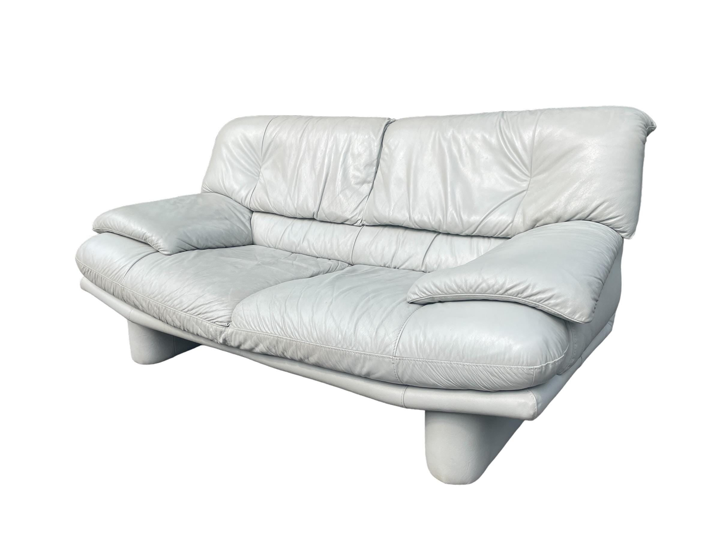 Nicoletti Salotti Style — Leather Sofa
