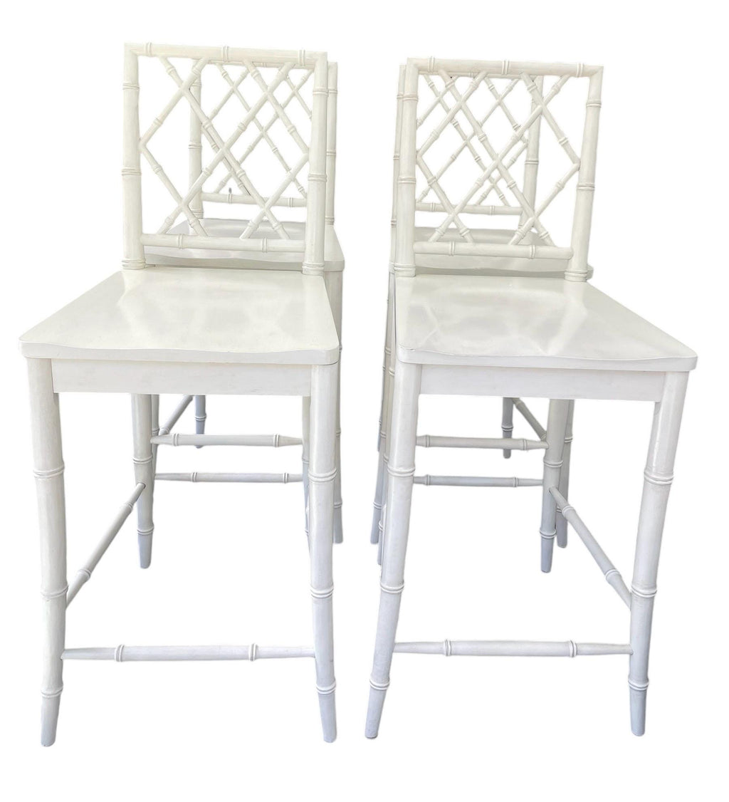 Faux Bamboo — Barstools