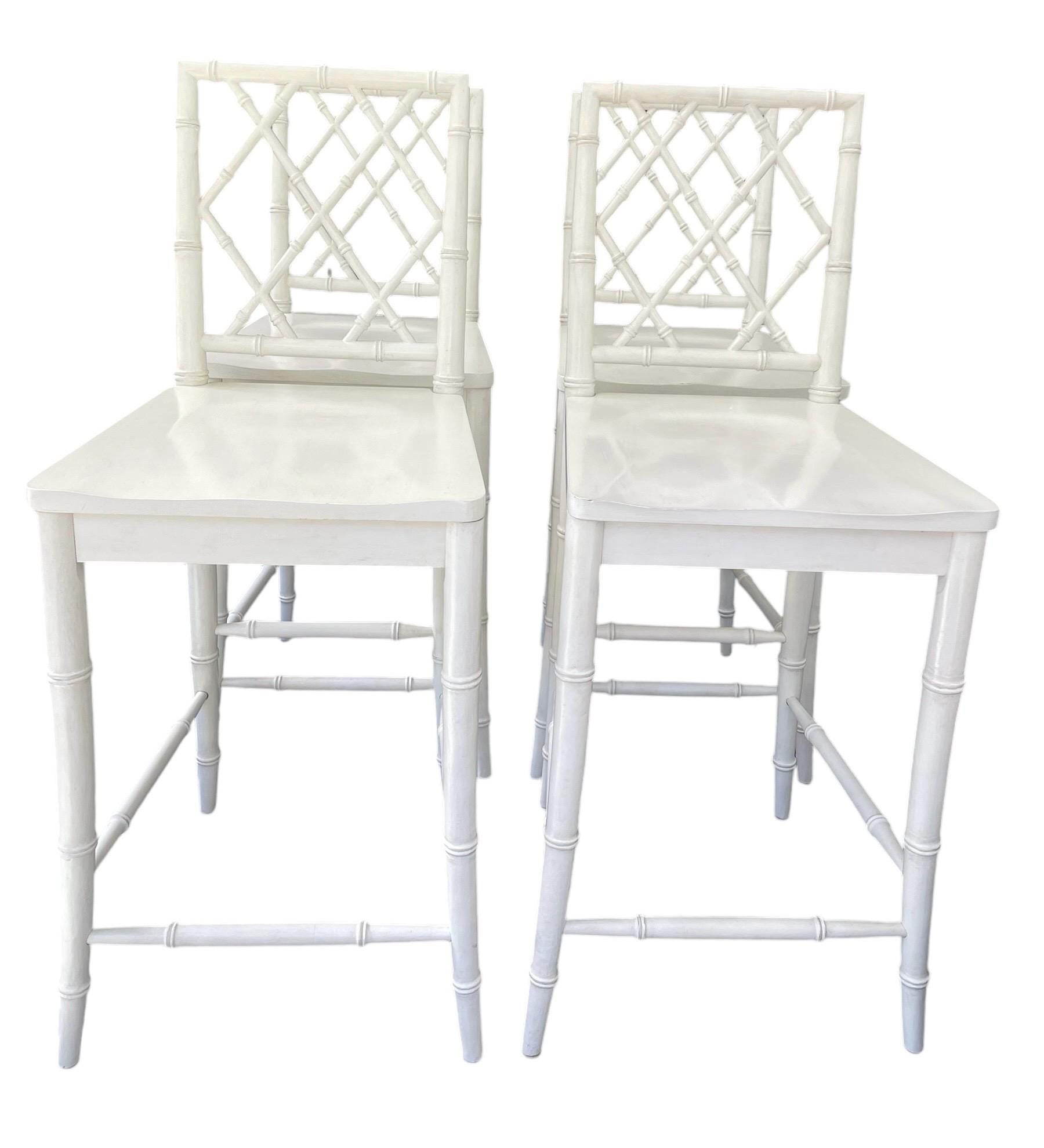 Faux Bamboo — Barstools