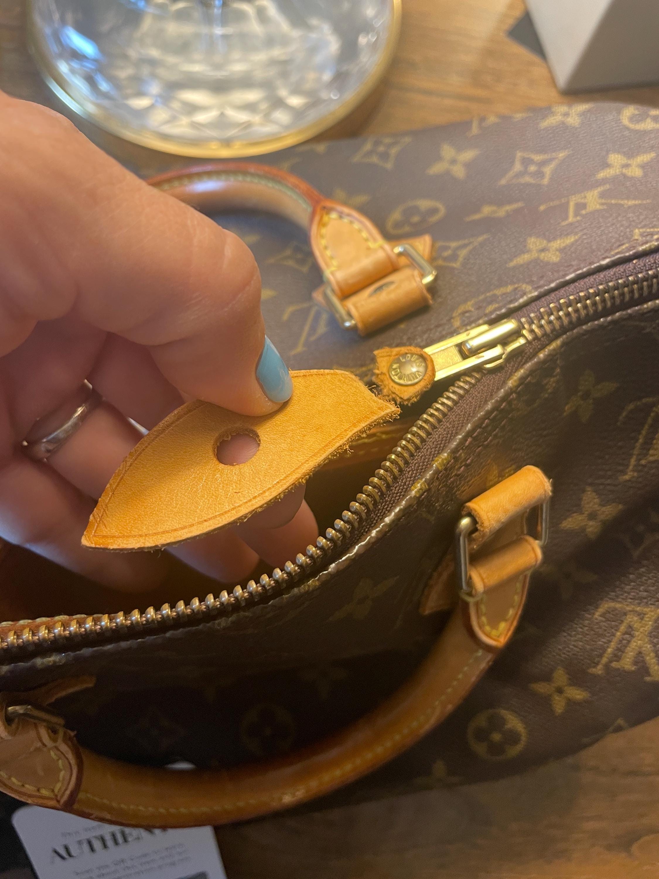 Vintage Louis Vuitton Handbag VINTAGE SPEEDY 35 Monogrammed LV Purse Free Shipping