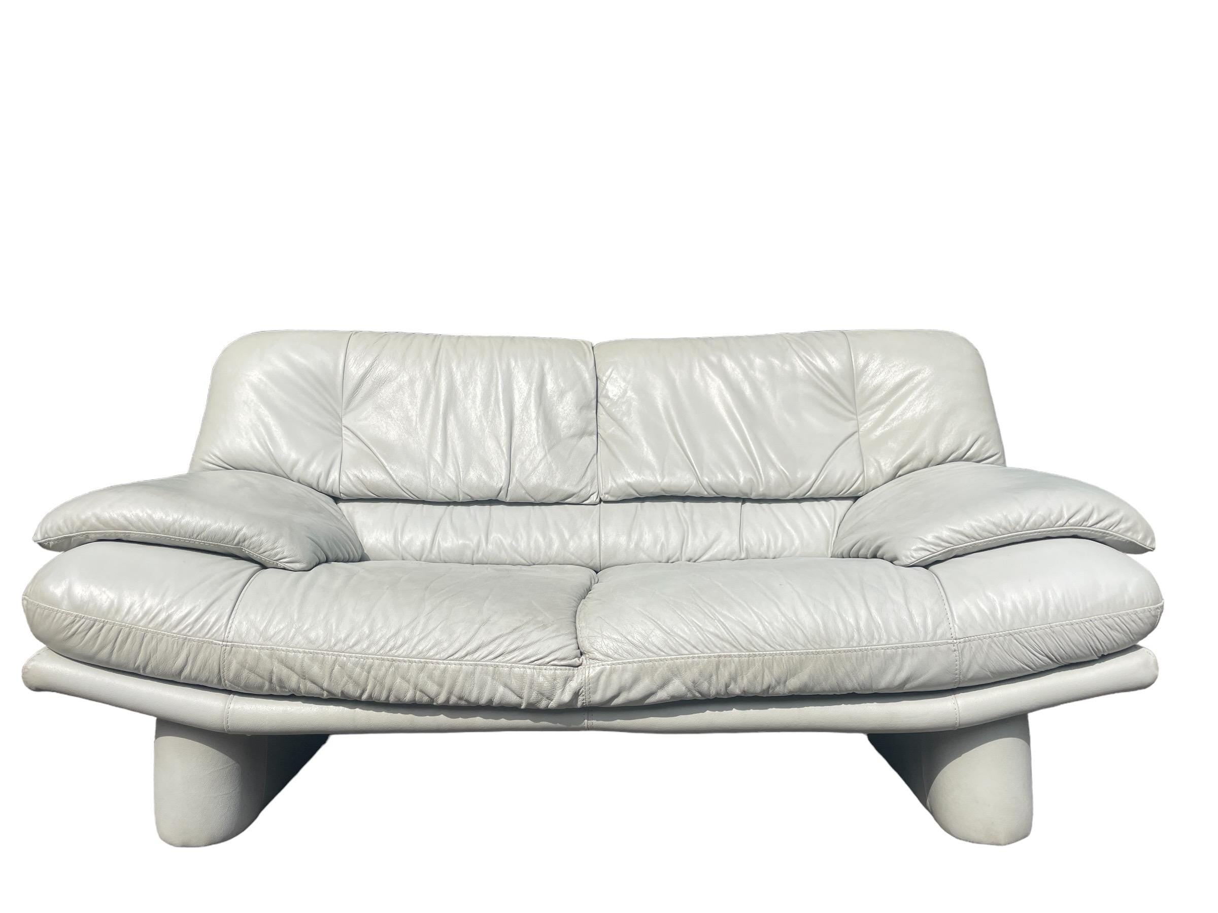 Nicoletti Salotti Style — Leather Sofa