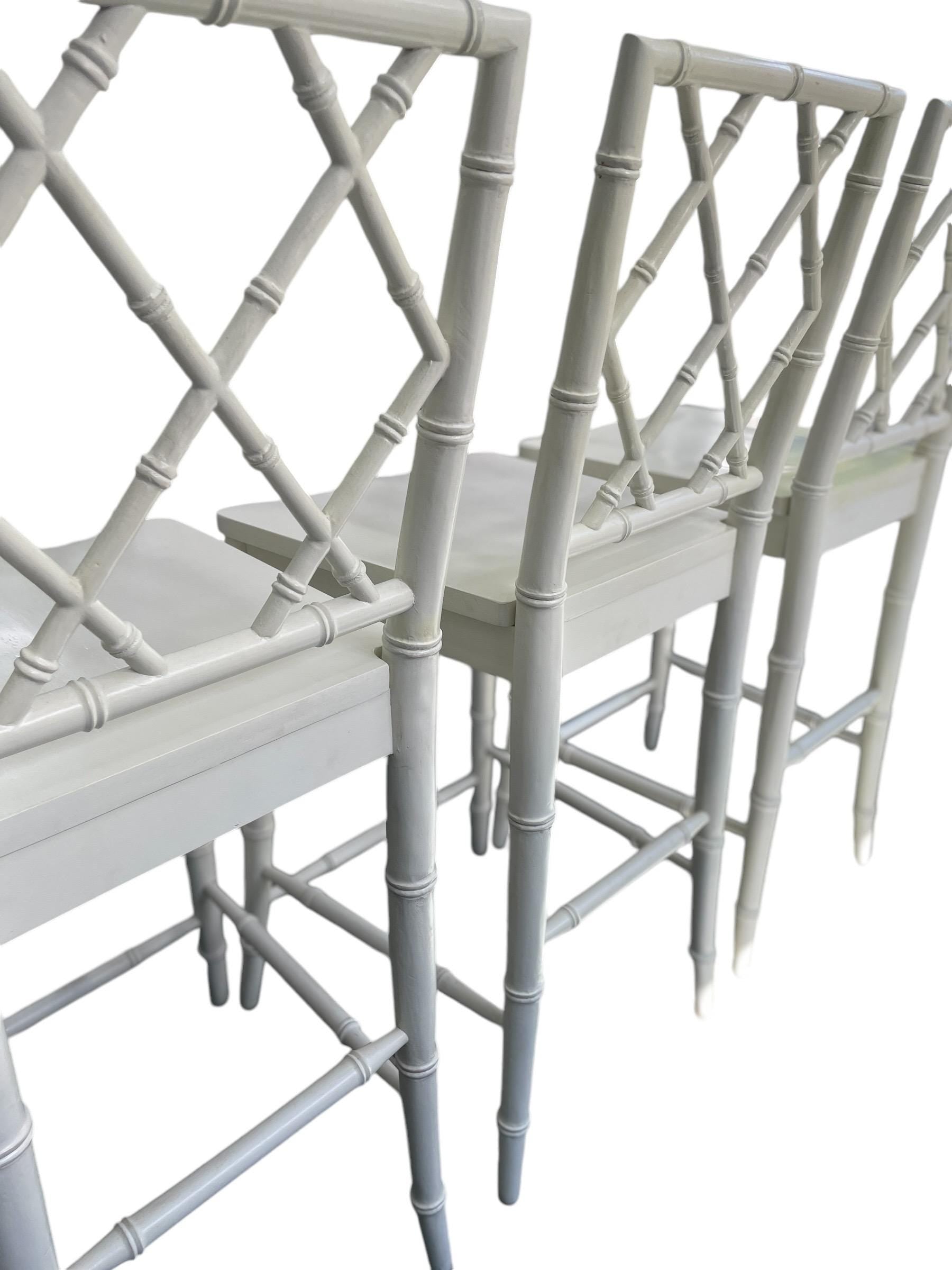 Faux Bamboo — Barstools