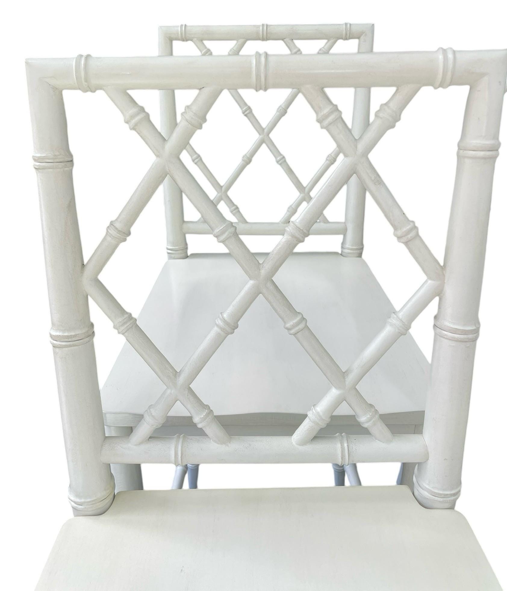 Faux Bamboo — Barstools