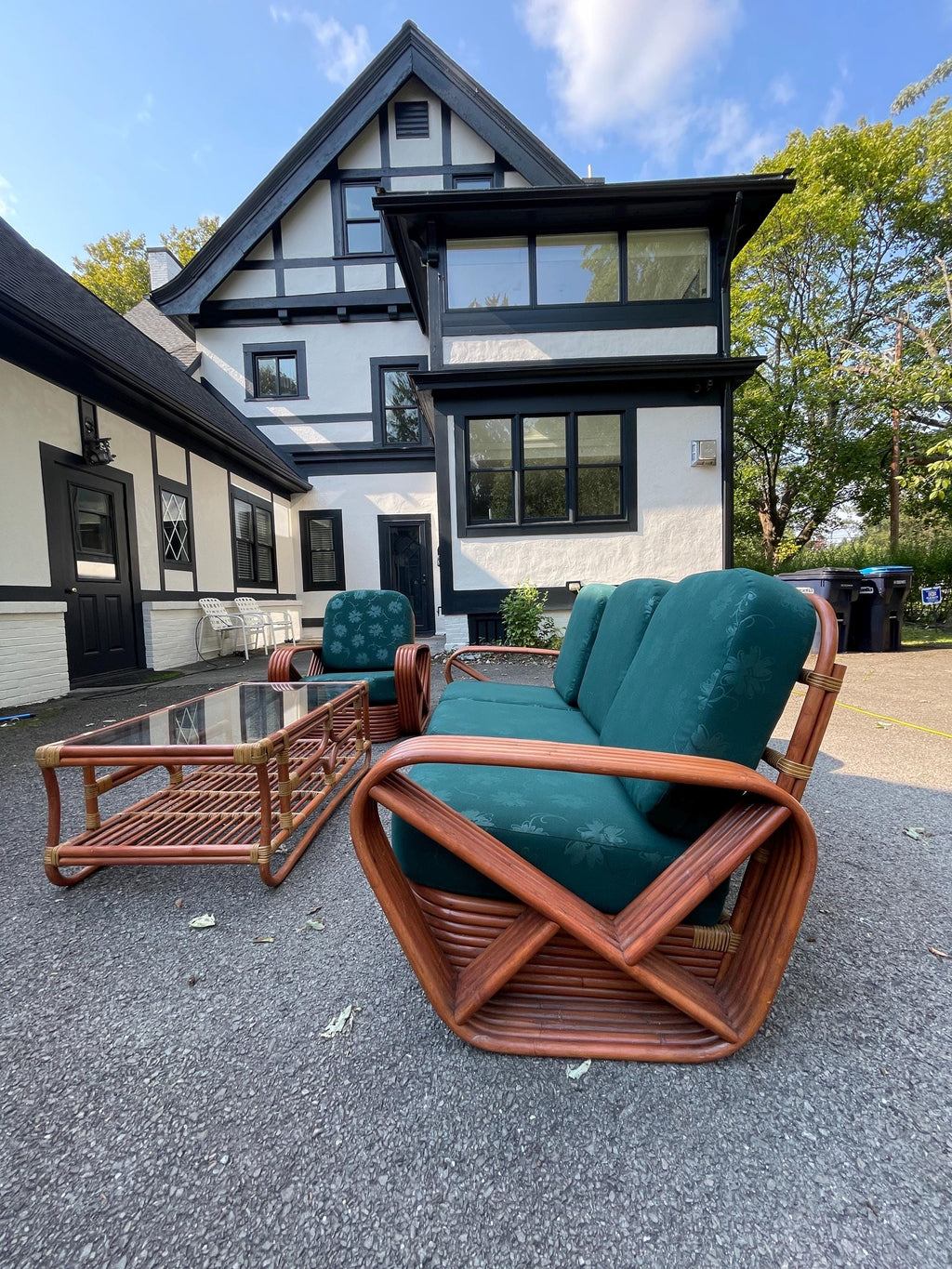Paul Frankl Style — Pretzel Patio Set