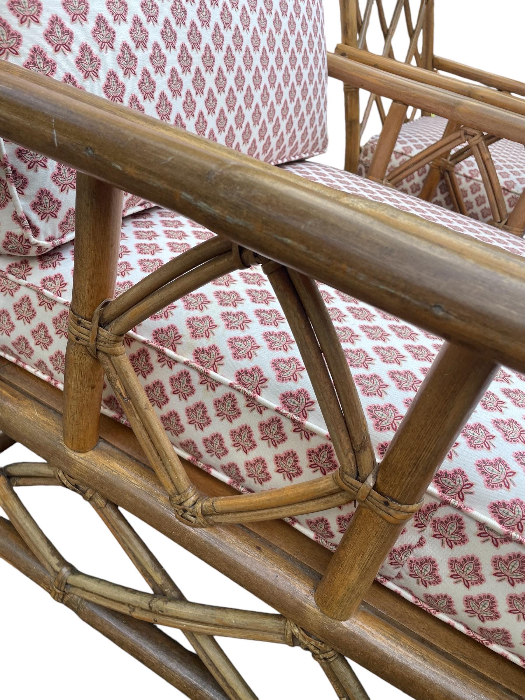 Ficks Reed — Rattan Armchairs and Ottoman