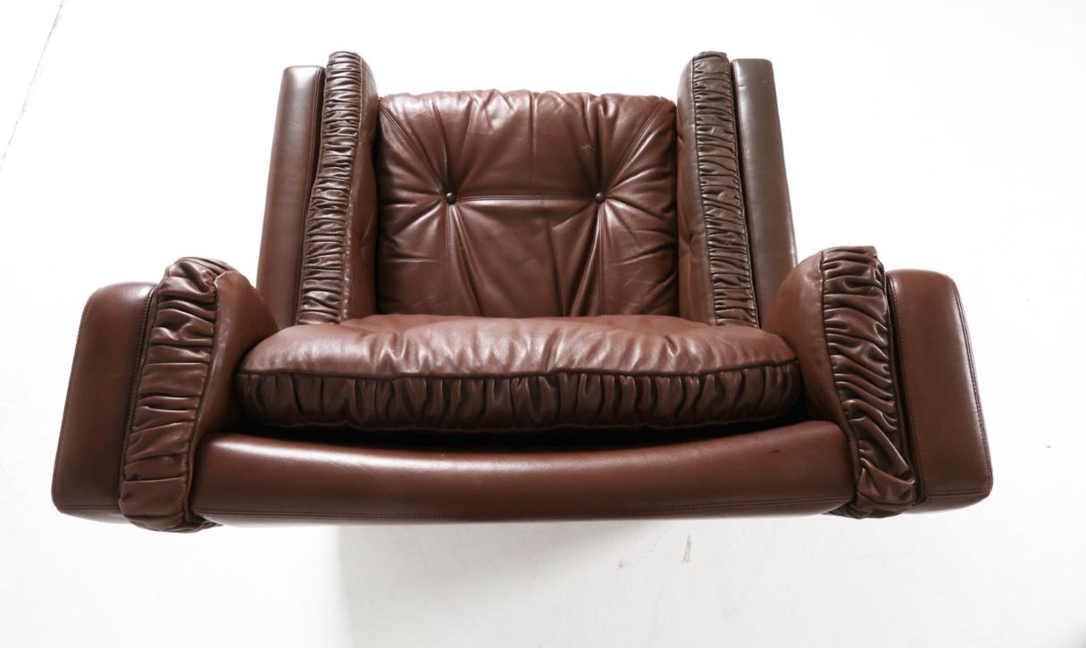 Børge Mogensen Style — Leather Armchairs, Pair
