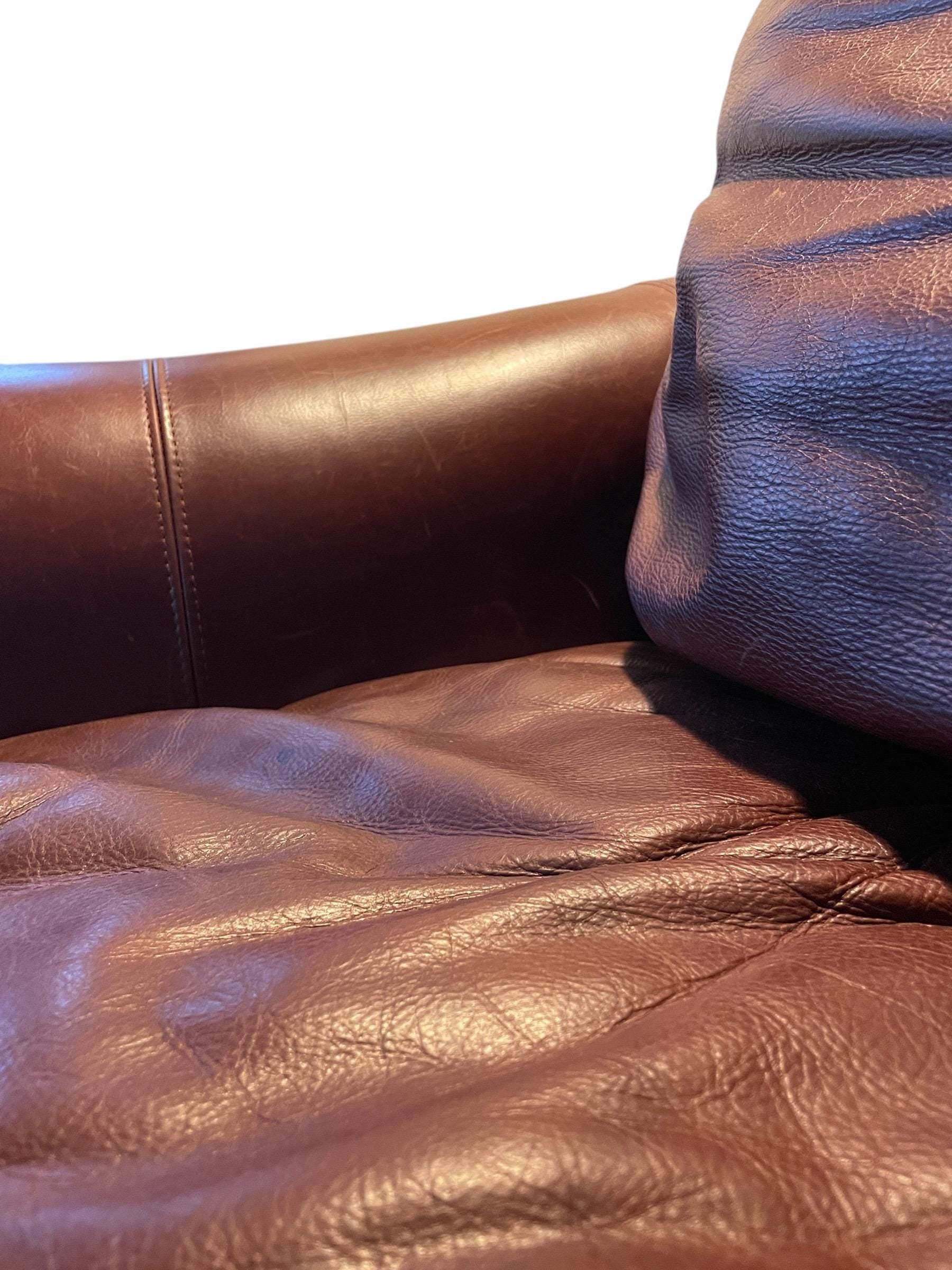 Stickley Style — Leather Sofa