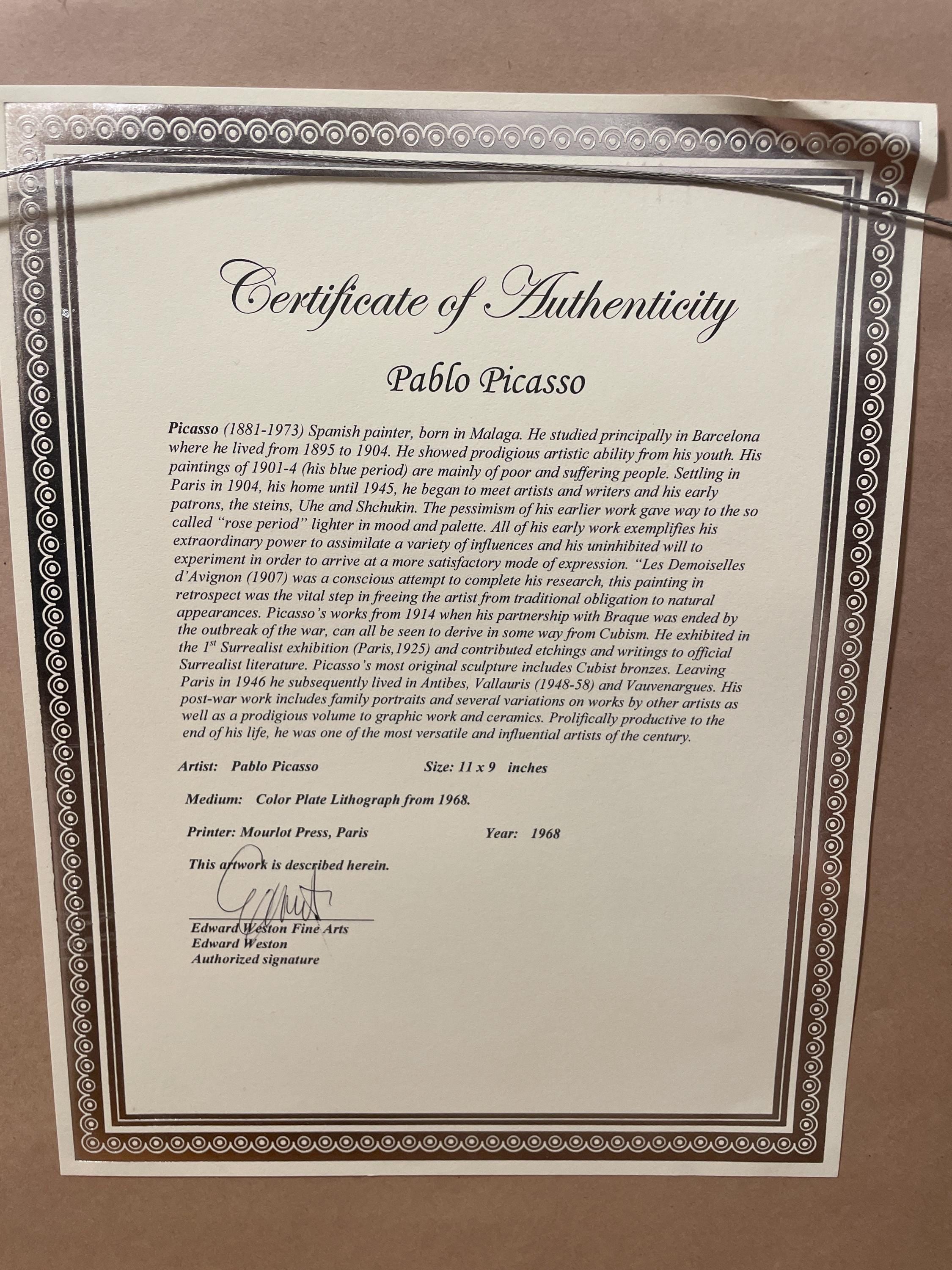 Pablo Picasso — Lithograph