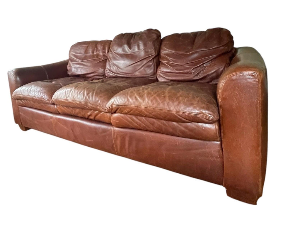 Stickley Style — Leather Sofa