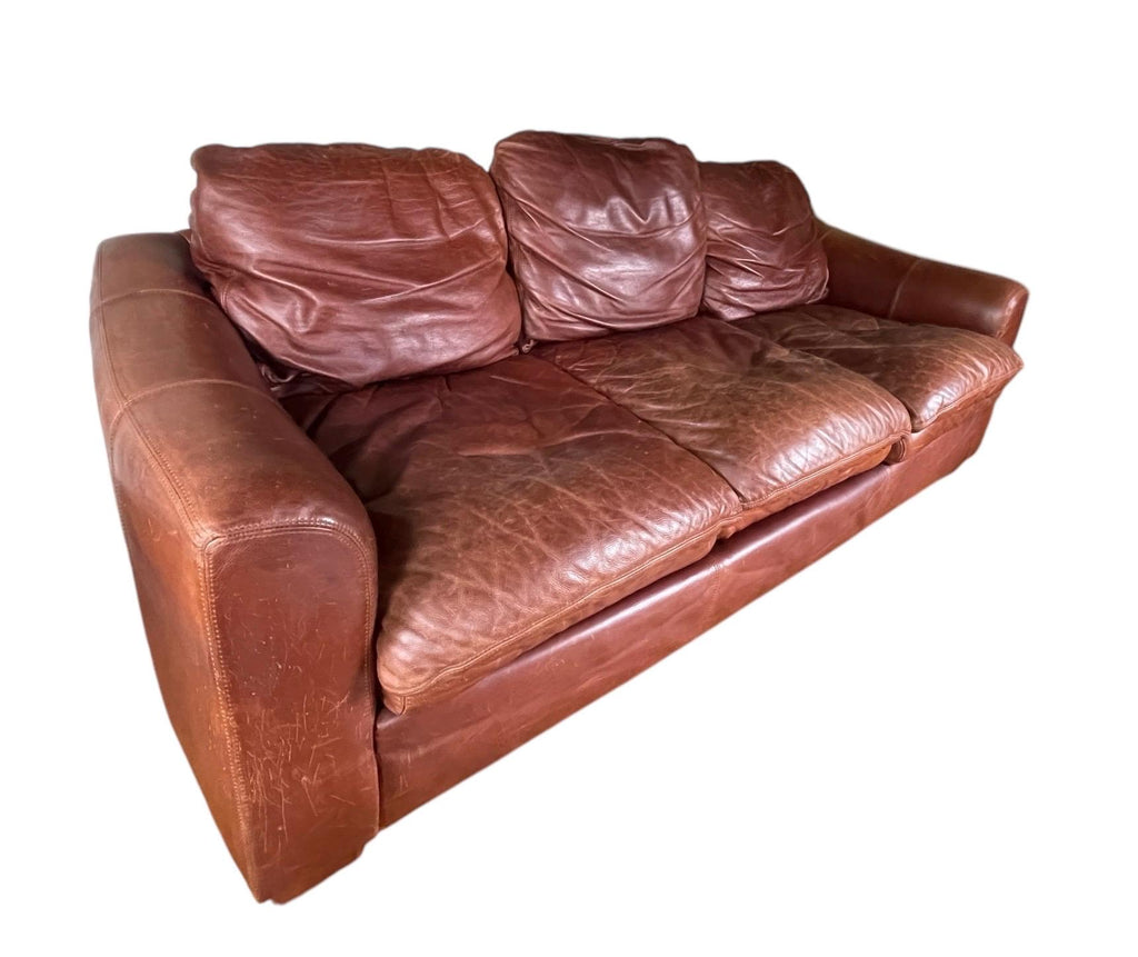 Stickley Style — Leather Sofa