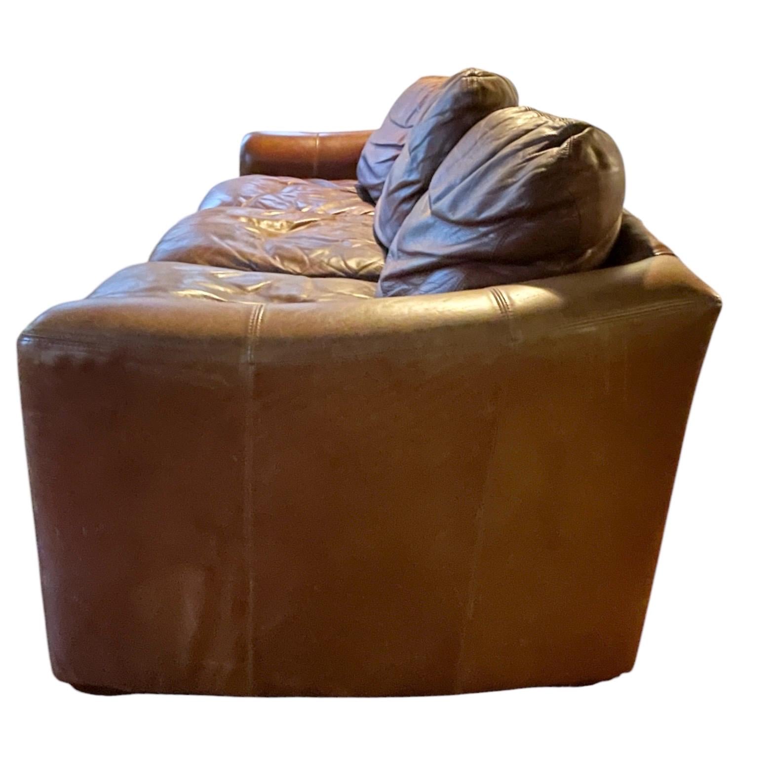 Stickley Style — Leather Sofa