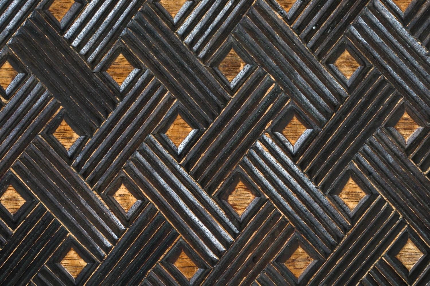 Moorish — Carved Wood Coffee Table