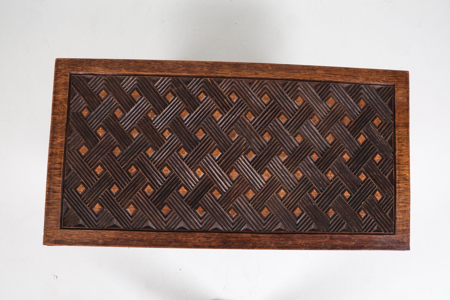 Moorish — Carved Wood Coffee Table