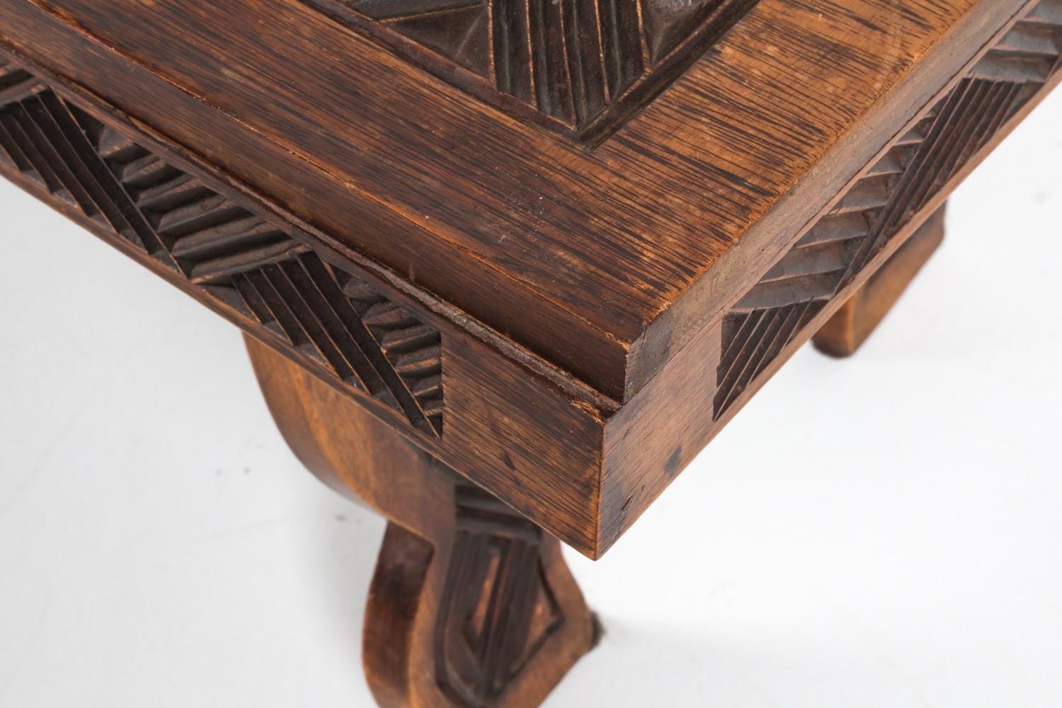 Moorish — Carved Wood Coffee Table