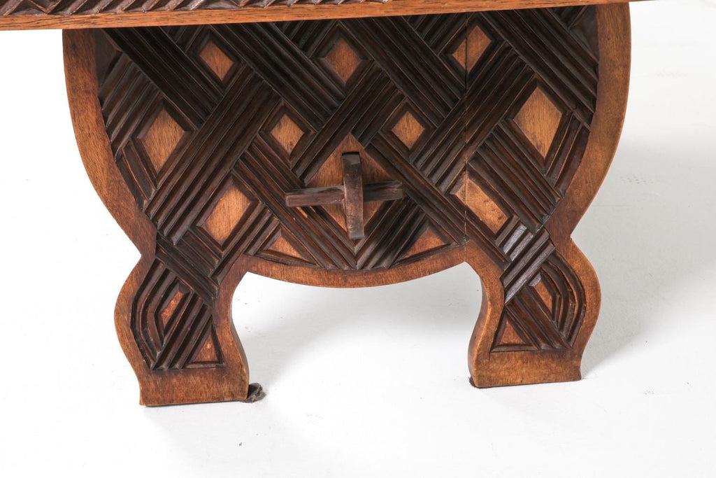 Moorish — Carved Wood Coffee Table