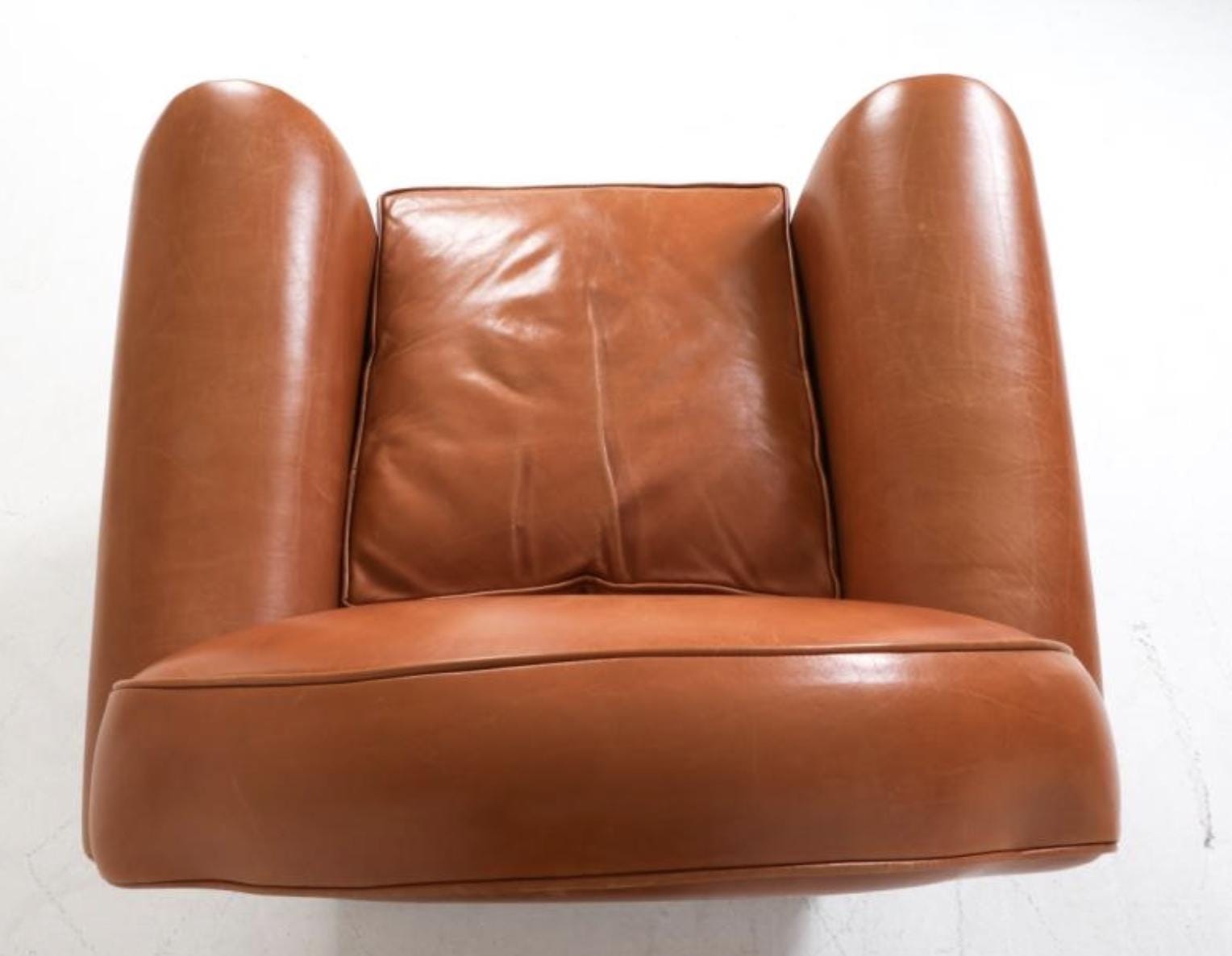 French Art Deco — Leather Club Chair