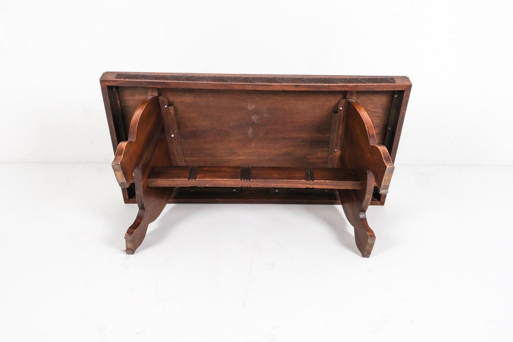 Moorish — Carved Wood Coffee Table