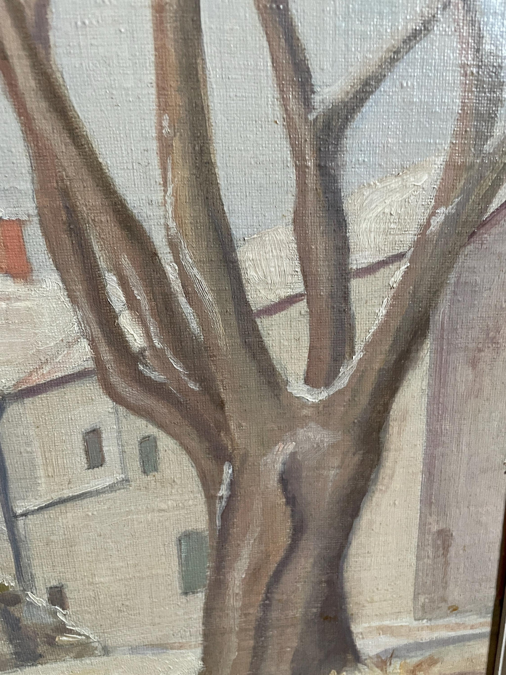 Uno Dewoon Oil Painting Swedish Artist Landscape Painting Neutral Wall Art Oil Painting MidCentury Modern Wall Art Landscape Oil Painting