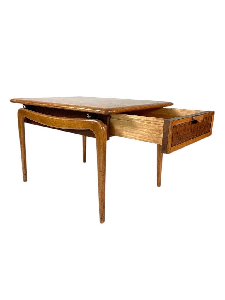 Lane Perception Pair of Side Tables by Andre Bus Midcentury Modern Iconic Pair of End Tables by Lane