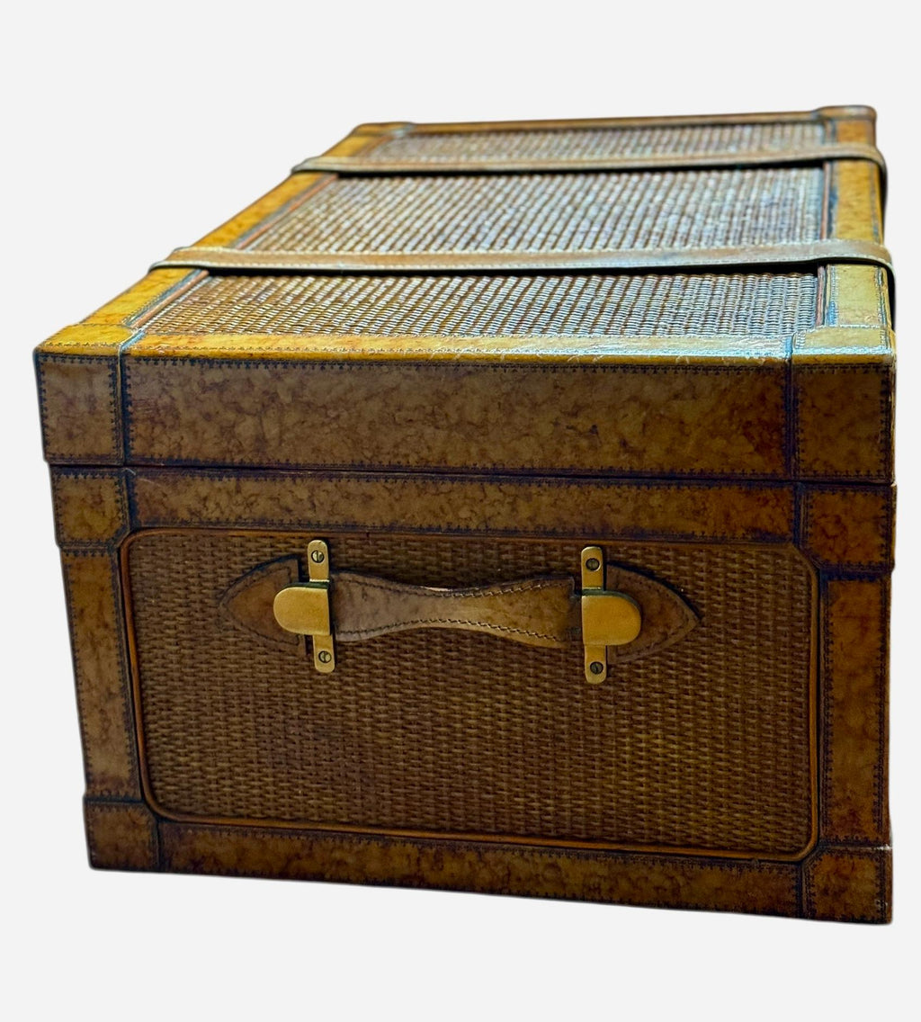 Maitland Smith — Rattan Trunk