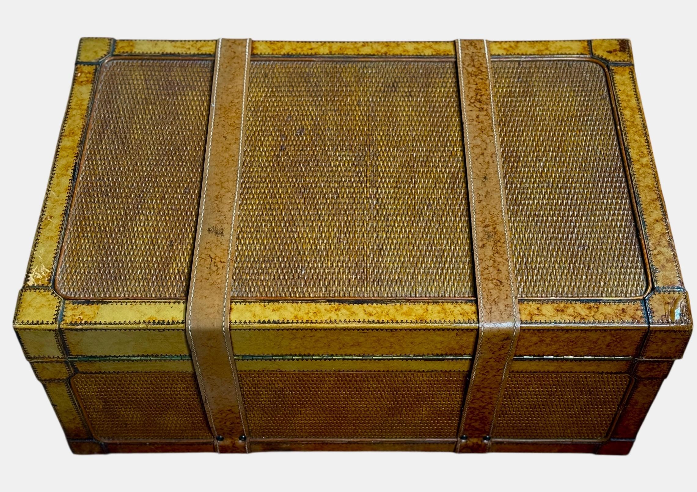 Maitland Smith — Rattan Trunk